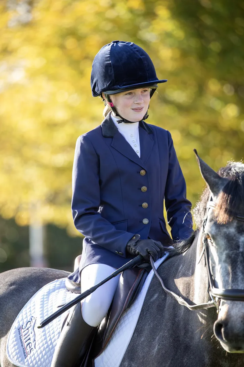 Shires Aston Show Jacket Childrens in Navy